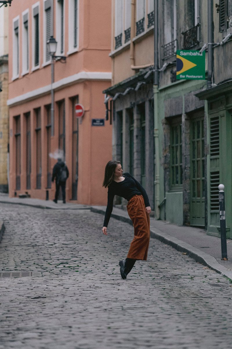 Photo de danse dans les rues de Lyon